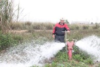 Vận hành thử họng nước cứu hỏa tại Nam khu A, Khu công nghiệp Bỉm Sơn (Nguồn: Báo Thanh Hóa).