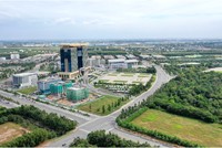 Khu vực trung tâm thành phố mới Bình Dương đang phát triển sôi động.