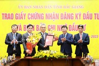 Các dự án đầu tư quy mô lớn trong quý đầu năm đều thuộc tỉnh Bắc Giang.
