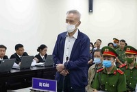 Bị cáo Lương Văn Hóa, cựu Chủ tịch Hội đồng quản trị, cựu Tổng Giám đốc Công ty Dược Cửu Long. (Ảnh: Phạm Kiên/TTXVN)