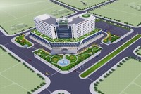 Ảnh phối cảnh Dự án Bệnh viện Sản - Nhi Phú Yên mới.