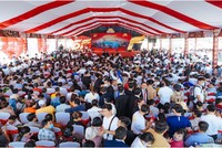 Toàn cảnh lễ giới thiệu khu compound thông minh, khép kín, giá rẻ 5F Apollo cuối tuần qua.