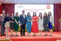 HDBank nhận giải thưởng đặc biệt chất lượng thanh toán quốc tế xuất sắc do Wells Fargo trao tặng