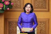 Thống đốc Ngân hàng Nhà nước Nguyễn Thị Hồng.