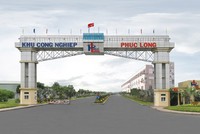 Khu công nghiệp Phúc Long, huyện Bến Lức, tỉnh Long An. Ảnh: BQL KKT Long An.