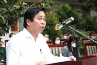 Ông Hồ Văn Khoa, Phó Bí thư Quận ủy, Chủ tịch Ủy ban Nhân dân quận Cẩm Lệ.