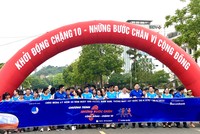 Chặng 10 - Những bước chân vì cộng đồng tổ chức phát động tại tỉnh Lào Cai và có quy mô toàn quốc.