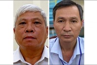 Hai bị can Đặng Quang Việt (trái) và Nguyễn Thành Nhân. (Nguồn: VOV)