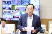 Thứ trưởng Bộ Giao thông vận tải Lê Đình Thọ. (Ảnh: Dương Giang/TTXVN).