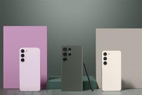 Mẫu điện thoại Galaxy S23 của Samsung được giới thiệu tại sự kiện Unpacked ở San Francisco, Mỹ ngày 1/2/2023. (Ảnh: Yonhap/TTXVN).