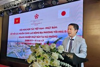 Ông Nguyễn Hoàng Long, Giám đốc Sở Kế hoạch và Đầu tư Hải Phòng phát biểu khai mạc.