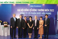 Hội đồng quản trị DHG Pharma tại đại hội cổ đông thường niên 2022.