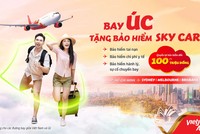 Vietjet tặng bảo hiểm toàn diện Sky Care cho tất cả đường bay Úc, lên đến 100 triệu đồng