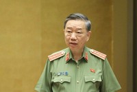 Bộ trưởng Bộ Công an - Đại tướng Tô Lâm.
