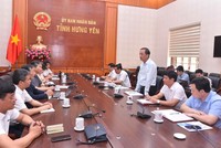 Quang cảnh buổi làm việc. Ảnh: Phạm Đăng.