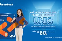 Sacombank ra mắt thẻ tích hợp Visa Uniq Platinum đa tiện ích