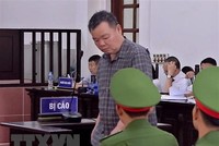 Bị cáo Nguyễn Đồng tại phiên tòa sơ thẩm. (Ảnh: Thanh Hải/TTXVN).