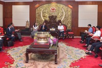 Quang cảnh buổi làm việc. Ảnh: Phạm Đăng.