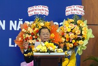 Ông Nguyễn Đình Trạc – Tổng giám đốc Tập đoàn Alpha Seven phát biểu tại ĐHĐCĐ thường niên 2023.