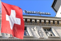 Chi nhánh ngân hàng Credit Suisse ở Lucerne, Thụy Sĩ. Ảnh: THX/TTXVN