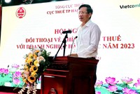 Ông Lê Anh Quân, Phó chủ tịch Thường trực UBND TP. Hải Phòng phát biểu tại Hội nghị. Ảnh: Thanh Sơn.