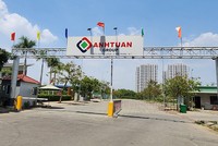 Dự án Khu dân cư phường Phú Thuận (Lotus Residence) của Công ty Anh Tuấn chưa thể tiến hành xây dựng vì “tắc” tính tiền sử dụng đất.