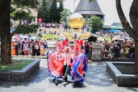 Lễ hội Giao lưu Văn Hóa Việt - Pháp đang diễn ra tại Sun World Ba Na Hills. Ảnh Sun Group.