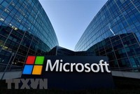 Microsoft rơi vào tầm ngắm của Ủy ban châu Âu. (Ảnh: AFP/TTXVN).