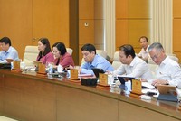 Một phiên họp của Ủy ban Thường vụ Quốc hội.