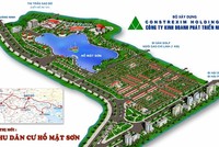 Bản đồ quy hoạch Khu dân cư hồ Mật Sơn. Ảnh: hod.com.vn.