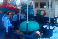 QLTT Bình Định thực hiện giám sát tình hình kinh doanh xăng dầu.