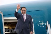 Thủ tướng Phạm Minh Chính sang tham dự Phiên thảo luận chung của Đại hội đồng LHQ tại Hoa Kỳ và thăm chính thức Brazil. (Ảnh: Dương Giang/TTXVN).