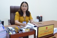 Bà Vũ Liên Oanh khi còn là Giám đốc Sở Giáo dục và Đào tạo Quảng Ninh.