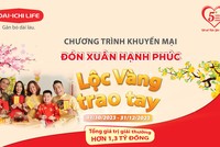 Dai-ichi Life Việt Nam triển khai chương trình khuyến mại “Đón Xuân Hạnh Phúc, Lộc Vàng Trao Tay”