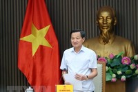 Phó Thủ tướng Lê Minh Khái làm Trưởng ban Chỉ đạo xây dựng Đề án Trung tâm Tài chính khu vực và quốc tế. (Ảnh: An Đăng/TTXVN)