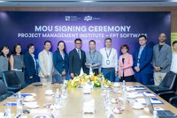 Lễ ký kết giữa FPT Software và Viện Quản lý Dự án (PMI)