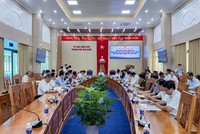 Lãnh đạo tỉnh Kiên Giang và Lãnh đạo Tập đoàn FPT tại sự kiện.