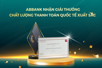 ABBANK (ABB) được Wells Fargo vinh danh ngân hàng có chất lượng thanh toán quốc tế xuất sắc