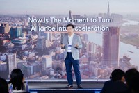 Ông Phạm Minh Tuấn cho biết, FPT và OpenAI sẽ đồng hành thúc đẩy nhanh, hiệu quả và có trách nhiệm quá trình chuyển đổi AI.