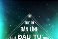 Bản lĩnh nhà đầu tư 2016 chính thức khởi tranh từ 21/10