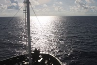 Biển Đông về đêm thật đẹp và thanh bình. Ảnh: Trọng Hiếu