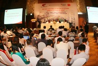 Buổi roadshow giới thiệu về đợt đấu giá của STK thu hút nhiều nhà đầu tư tham dự - Ảnh: Lê Toàn 