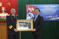 Lễ bàn giao Xuồng Trường Sa CQ 01