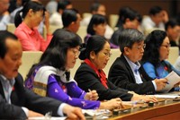 Quốc hội tiến hành phê chuẩn bổ nhiệm thành viên Chính phủ