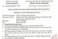 Công ty Chứng khoán IB thông báo kết quả phát hành cổ phiếu trả cổ tức