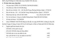 KDC công bố chào mua công khai cổ phiếu TAC