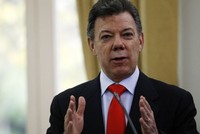 Tổng thống Colombia Juan Manuel Santos. Ảnh: Reuters.