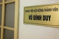 Phòng làm việc của ông Duy tại Vinachem vẫn đóng kín từ nhiều ngày nay (Ảnh: TP)