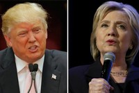 Donald Trump (trái) và Hillary Clinton. Ảnh: CBS