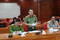 Công an tỉnh Đắk Lắk thông tin chính thức vụ việc tại buổi họp báo. Ảnh CAND